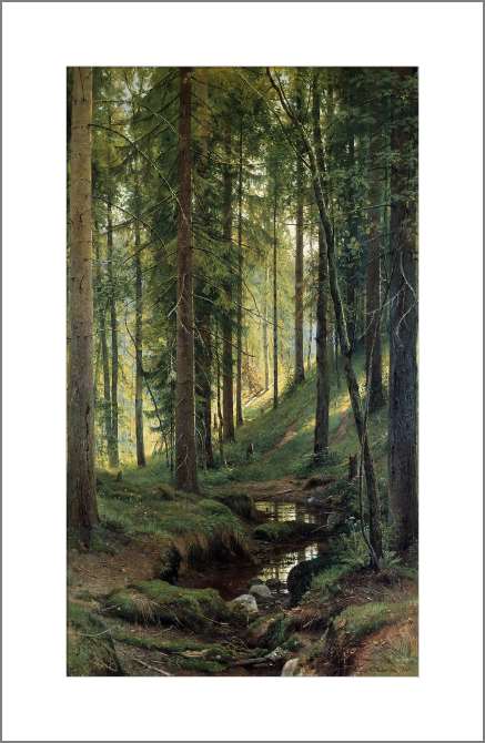 Картины Ручей в лесу