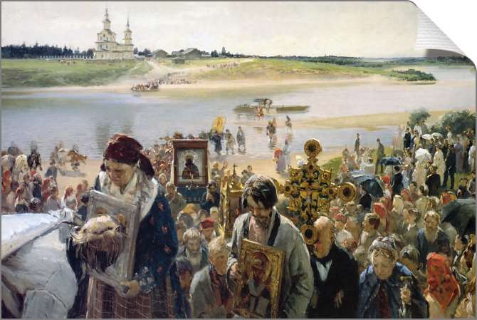 Картины на холсте Крестный ход