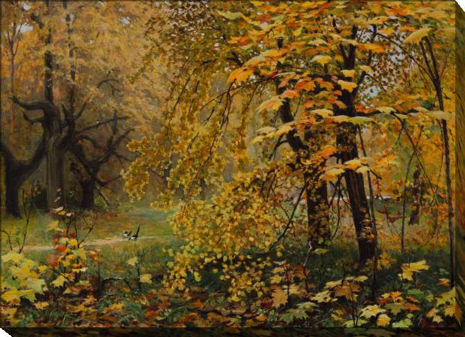 Paintings on canvas Golden Autumn