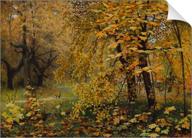 Картины на холсте Золотая осень