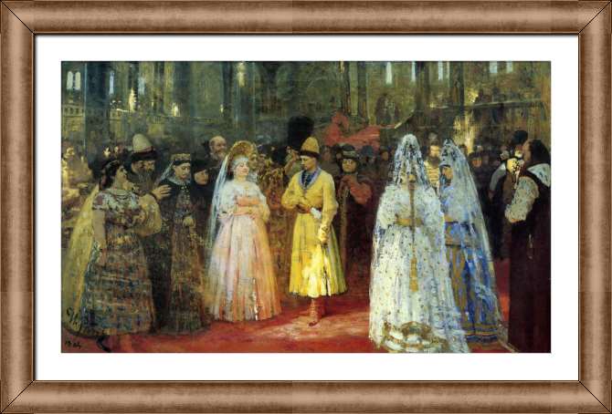 Картины на холсте Выбор царской (великокняжеской) невесты