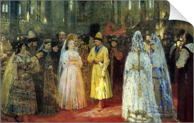 Картины Выбор царской (великокняжеской) невесты