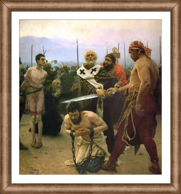 Картины на холсте Николай Мирликийский избавляет от смертной казни трех невинно осужденных