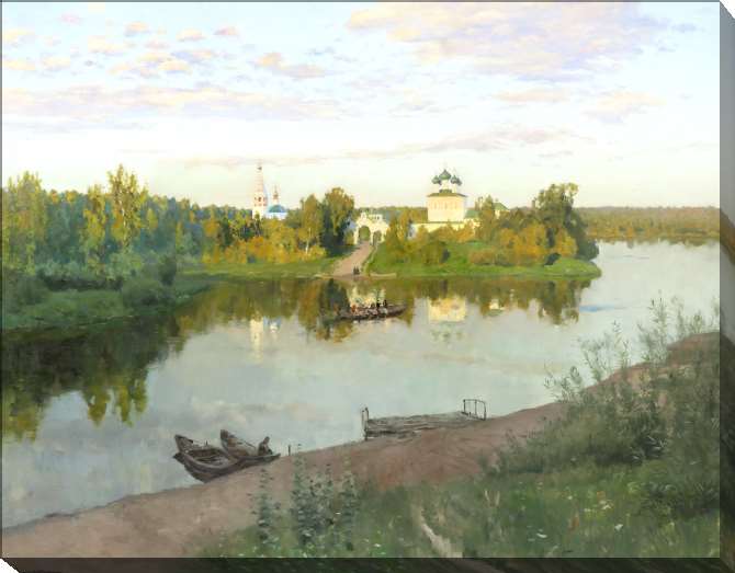 Paintings on canvas Evening bell