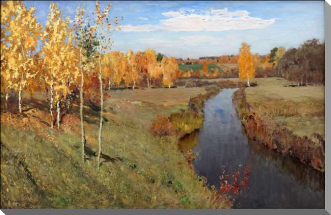 Картины на пластике, пеноркартоне Золотая осень