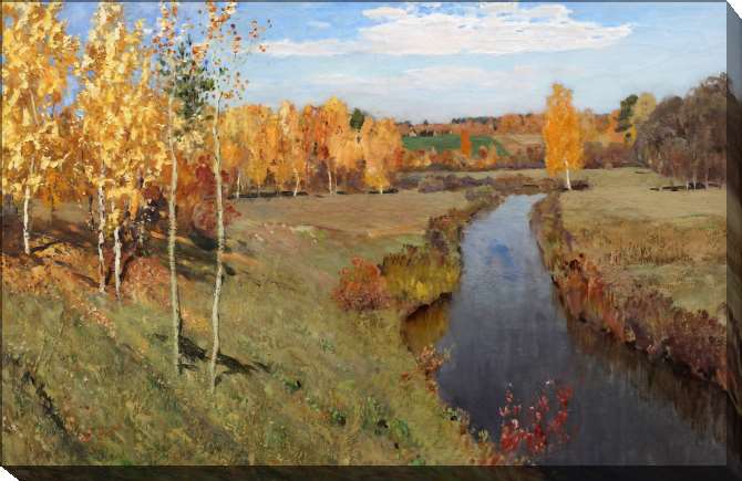 Paintings on canvas Golden Autumn