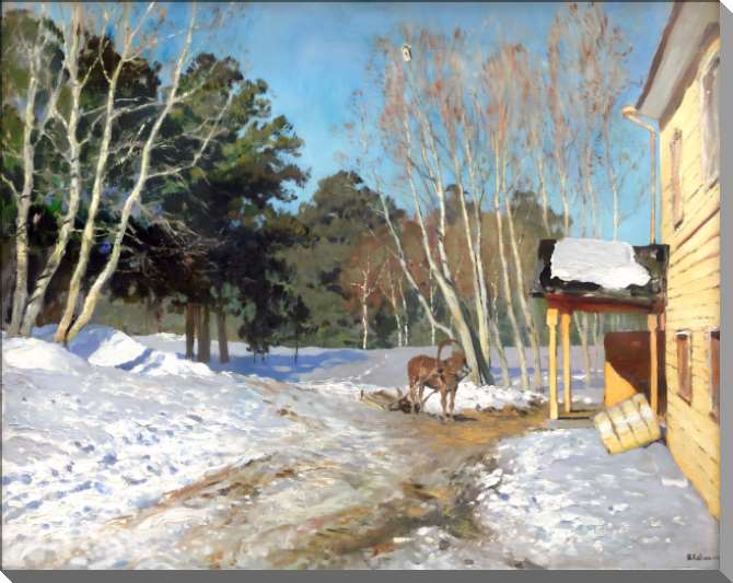 Картины на пластике, пеноркартоне Март