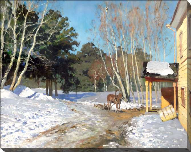 Paintings on canvas March