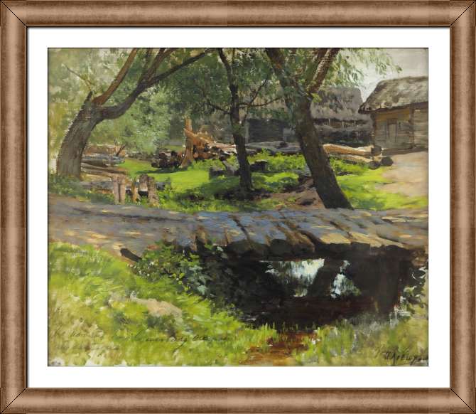 Картины на холсте Мостик. Саввинская слобода