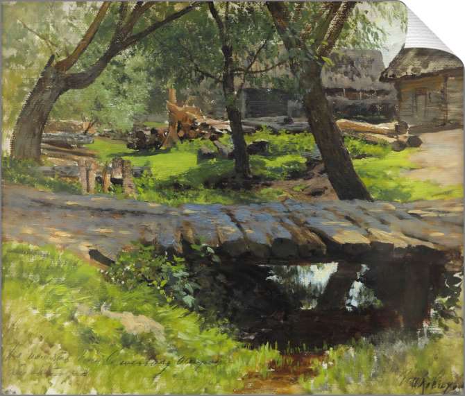 Картины на холсте Мостик. Саввинская слобода