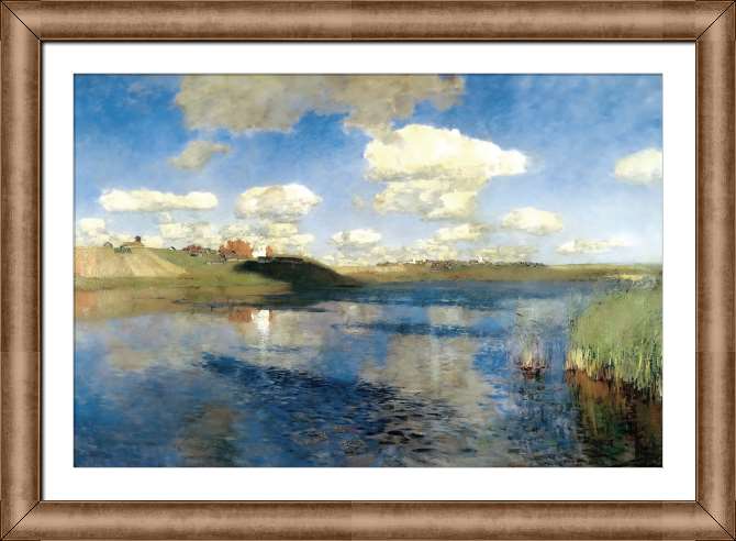 Картины на холсте Озеро. Русь