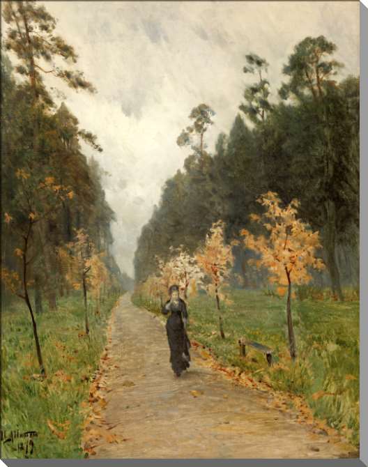 Картины на пластике, пеноркартоне Осенний день. Сокольники