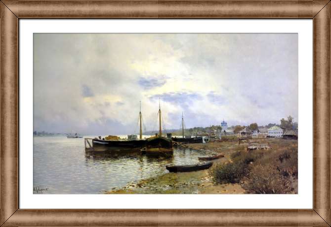 Картины на холсте После дождя. Плёс