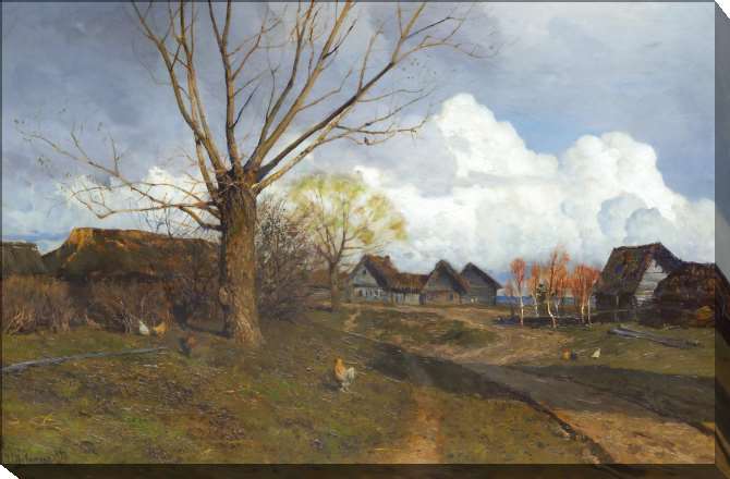Paintings on canvas Savvinskaya Sloboda near Zvenigorod