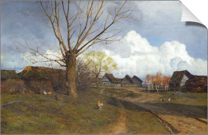 Картины на холсте Саввинская слобода под Звенигородом