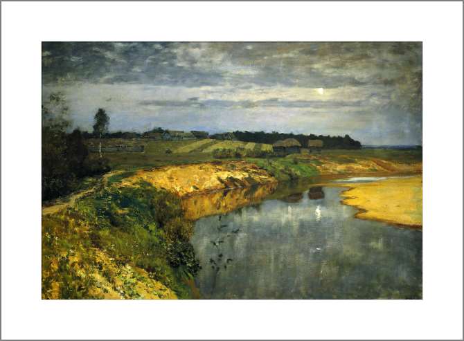 Картины, фото с паспарту Тишина