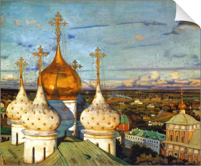 Картины на холсте Купола и ласточки