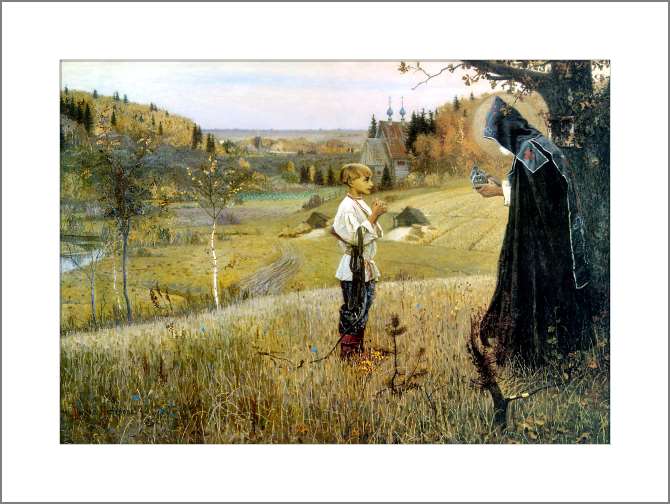 Картины на холсте Видение отроку Варфоломею