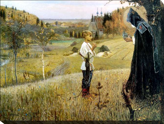 Картины на холсте A vision to the boy Bartholomew