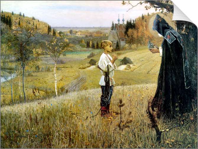 Картины на холсте Видение отроку Варфоломею