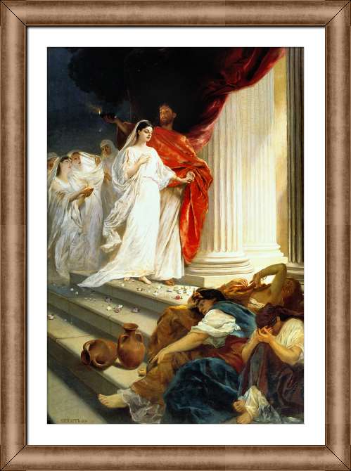 Картины на холсте Притча о мудрых и неразумных девах