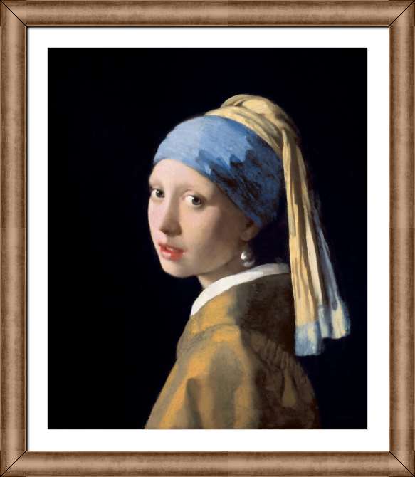 Картины на холсте Девушка с жемчужной серьгой