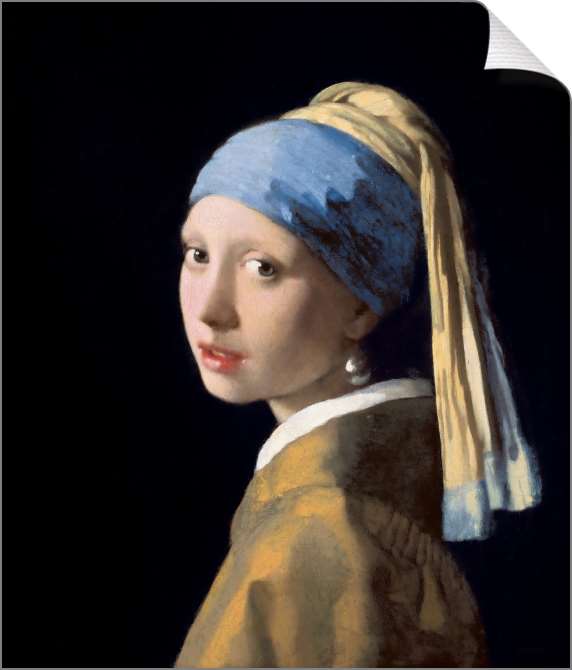 Картины Девушка с жемчужной серьгой