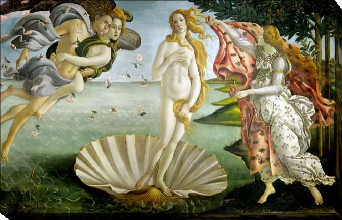 Paintings on canvas The Birth of Venus