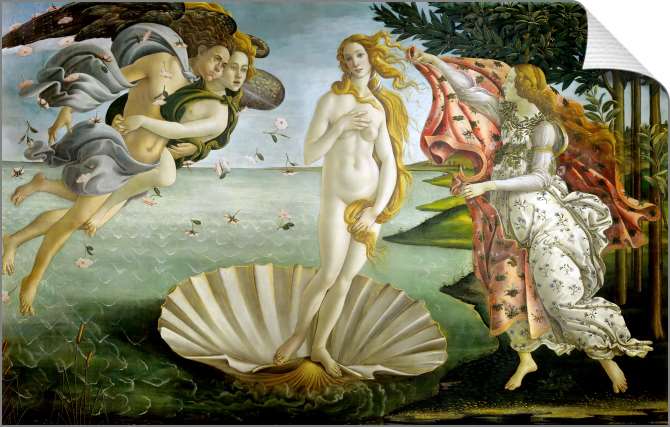 Картины на холсте Рождение Венеры