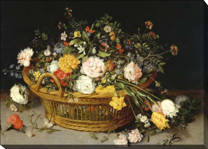 Paintings on canvas Flower Basket