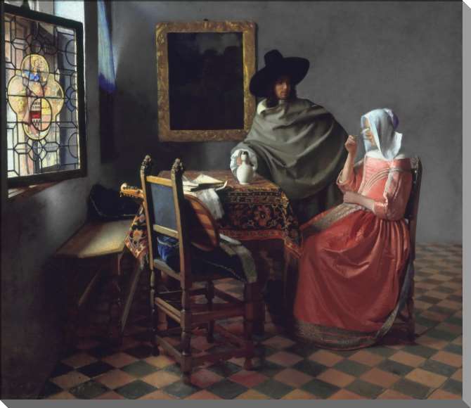 Картины на пластике, пеноркартоне Бокал вина