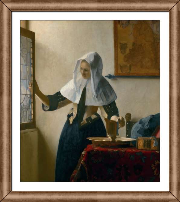 Картины на холсте Молодая женщина с кувшином воды