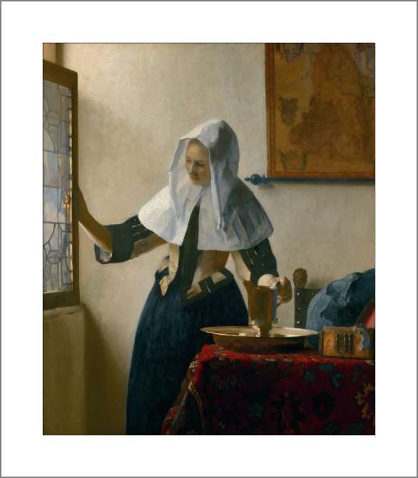 Картины на холсте Молодая женщина с кувшином воды