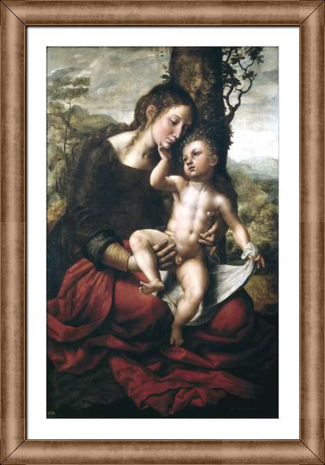 Картины на холсте Мадонна с младенцем