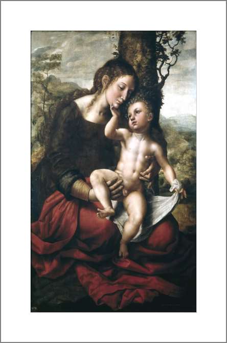 Картины на холсте Мадонна с младенцем