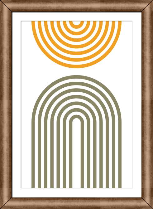 Картины на холсте Абстракция два цвета