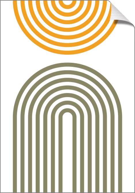 Картины на холсте Абстракция два цвета