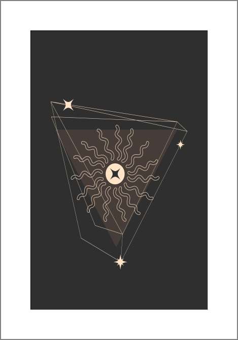 Картины на холсте Эзотерическая и мистическая абстракция