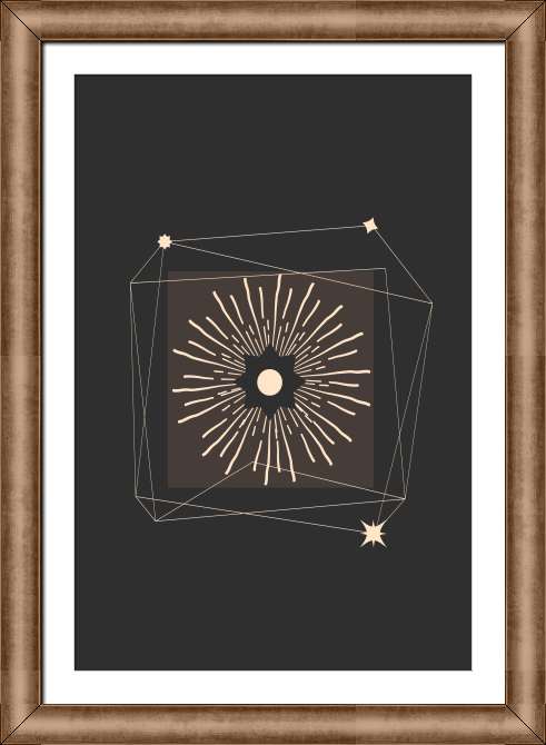 Картины на холсте Фигура в стиле мистической эзотерики