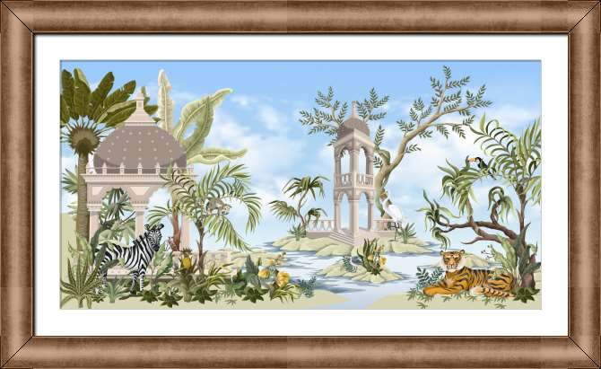 Репродукции картин A tropical island