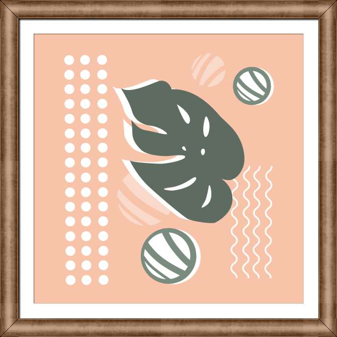 Reproductions of paintings The abstraction of the sheet of monsters and lines is minimalistic