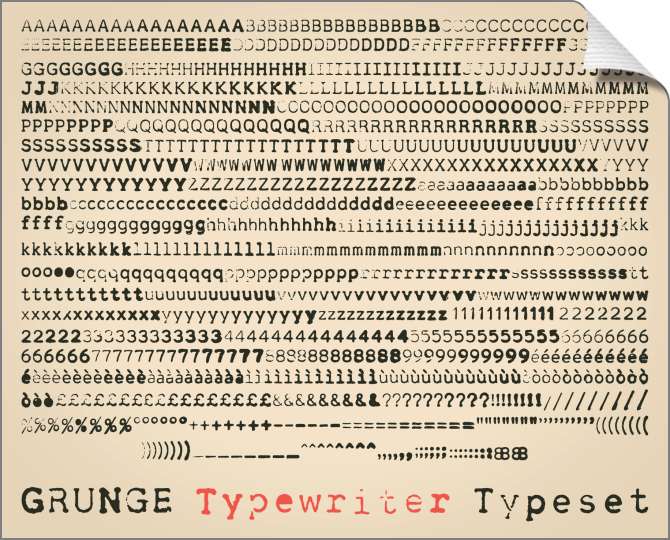 Картины на холсте Текст печатной машинки