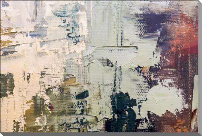 Картины на пластике, пеноркартоне Мазки краски в стиле гранж