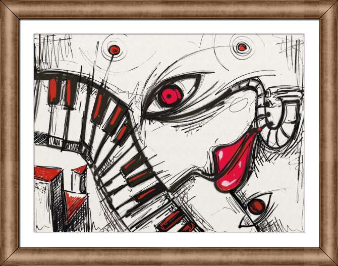 Репродукции картин Digital musical Abstraction