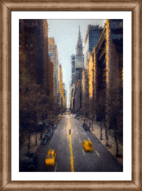 Репродукции картин The picturesque landscape of New York