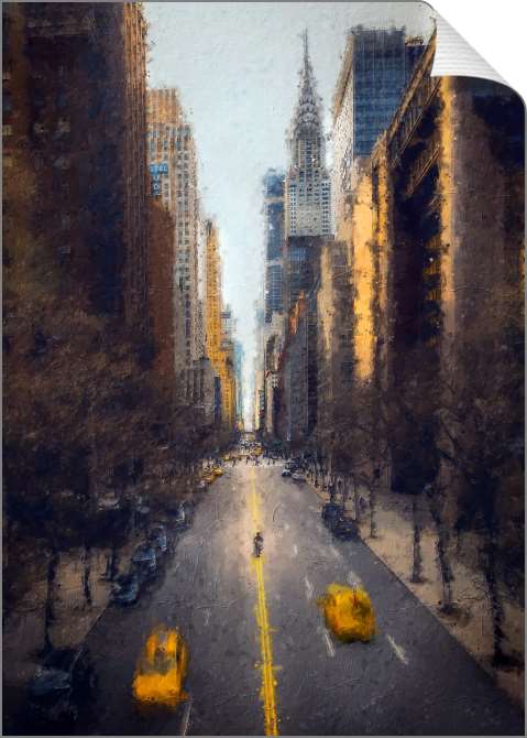 Картины на холсте Живописный пейзаж Нью-Йорка