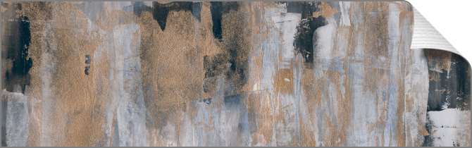 Картины на холсте Абстрактные серо бронзовые вертикальные полосы