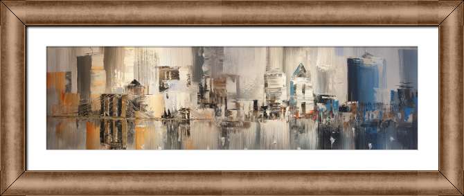 Reproductions of paintings Expressive abstraction of Hong Kong Island