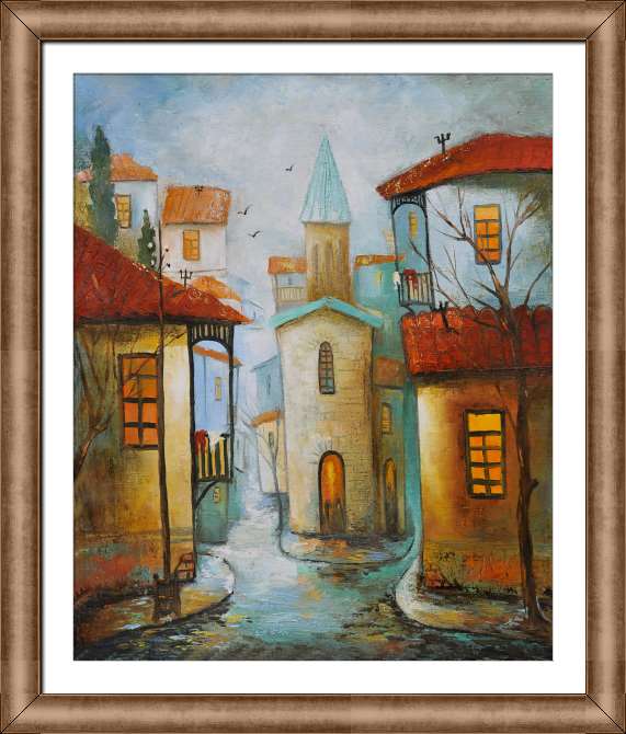 Репродукции картин Colorful houses of the old town