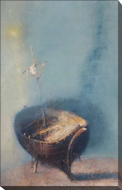 Картины на холсте Wooden sailing boat on the shore